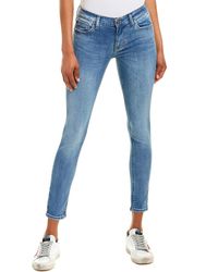 Hudson Jeans Krista Cool Blue Super Skinny Crop
