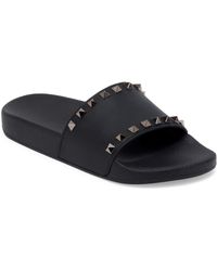 valentino black bow flip flops