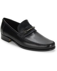 bruno magli jaguar leather bit loafer