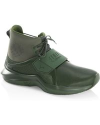 puma fenty trainer green men