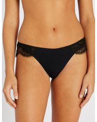 Myla York Place Lace Briefs - Black