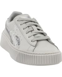 puma basket platform bling