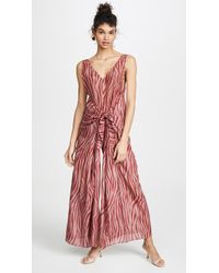Diane von Furstenberg Acella Jumpsuit - Red
