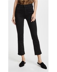 Mother The Insider Crop Jeans - Black