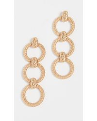 Women S For Love Lemons Jewelry From 44 For Love Lemons Circle Link Earrings Lyst