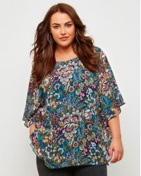 joe browns floaty floral blouse