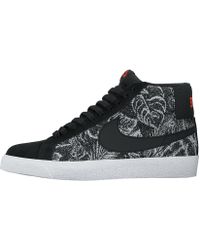 Nike Blazer Mid SE Leather Sneakers in Black | Lyst Nike | Blazer Zoom Mid | Lyst