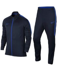 dri fit tracksuit dark blue