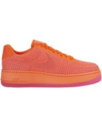 nike air force 1 upstep e w in blu lyst nike air force 1 upstep e w in blu lyst