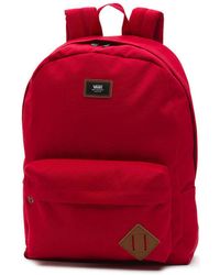 Schuhe Backpack Lyst Men's Old Skool In Vans Mochila Red qn7UZvXt