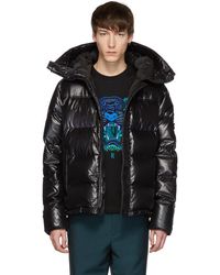 kenzo black down jacket