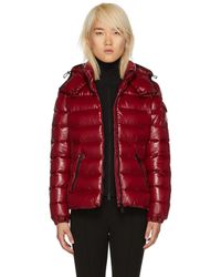 Moncler Blouson en duvet rouge Bady