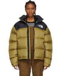 The North Face Black And Khaki Down 1996 Retro Nuptse Jacket - Multicolour
