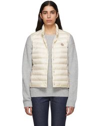 Moncler White Liane Vest