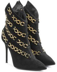 Bottes Zanotti Lyst En Giuseppe Noir Coloris Military Noires 8qqCw61SB
