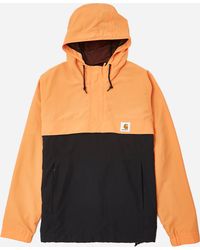 Carhartt Orange For Men Jacket Tone Two Nimbus Wip In Lyst Pullover Ufqd7Cx7
