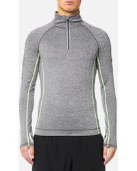 Athletic Top Sport Zip Henley 12 ChxtsQrd