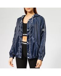 Ivy Park Active Baseball Stripe Jacket - Blue