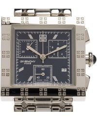Lyst - Givenchy Silver & Black Five Shark Watch in Metallic for Men
