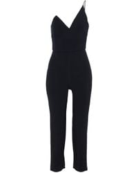Lyst - Céline Silk Cady Jumpsuit in Black