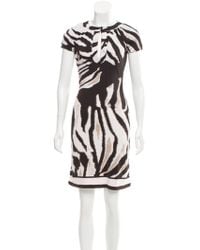 karen millen zebra print top