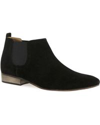 topman black suede boots