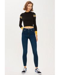 TOPSHOP Indigo Jamie Jeans - Blue
