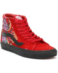 vans sk9 hi womens red