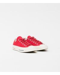 Red Navy Gym Red Chuck 70 Heritage Cout Ox Gym Trainers Red Navy Gym Red Chuck 70 Heritage Cout Ox Gym Trainers