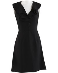 Valentino Seide Kleider - Schwarz