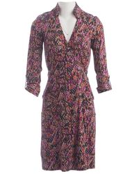 Diane von Furstenberg Midi Kleid - Mehrfarbig