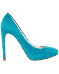 miu miu blue heels