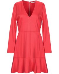 Alice + Olivia Kurzes Kleid - Rot