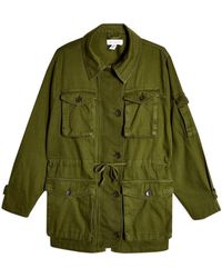 TOPSHOP Capospalla jeans - Verde