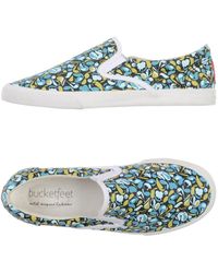 Tennis Gris Sneakers En Basses Lyst Bucketfeet amp; Coloris q40OzFwEn