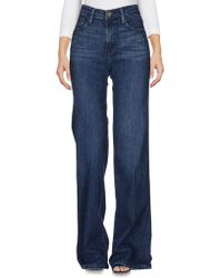 FRAME Pantalon en jean - Bleu