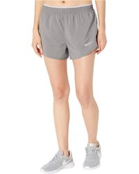 Nike Synthetic Tempo Lux 5 Shorts in Gray - Lyst