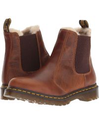 dr martens leonore brown