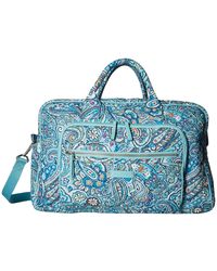 vera bradley iconic weekender travel bag microfiber