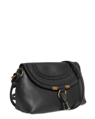 chloe marcie bag small black