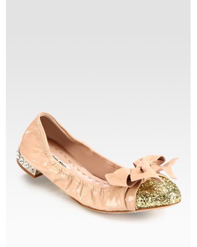 miu miu ballet flats sale