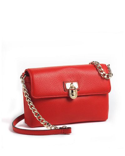 red calvin klein crossbody bag