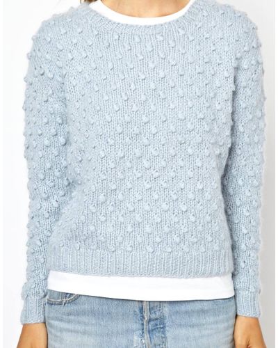 and other stories pink sequin jumper