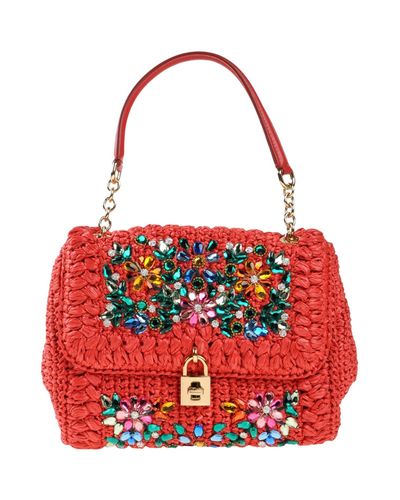 Lyst - Dolce & Gabbana Handbag in Red