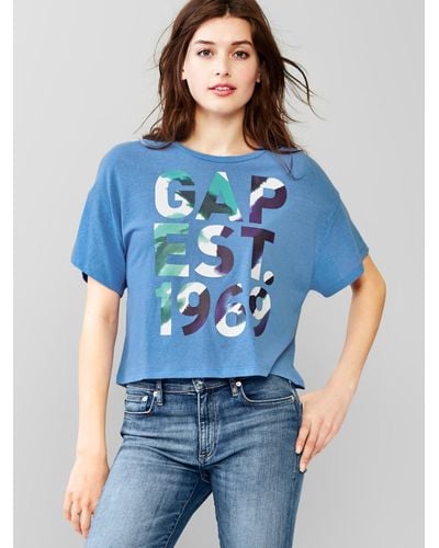 gap crop t shirt