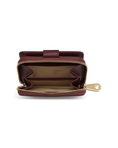 mulberry blossom zip around purse