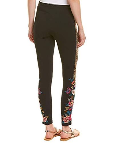 Johnny Was Embroidered Legging in Black - Lyst