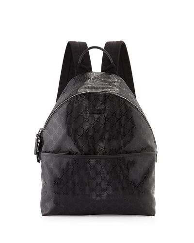 Lyst - Gucci Men's Gg Imprime Backpack in Black for Men