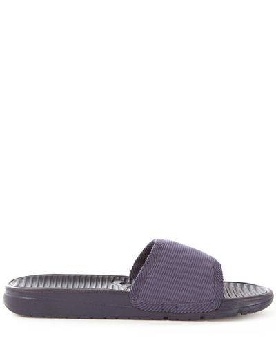 nike benassi slides purple