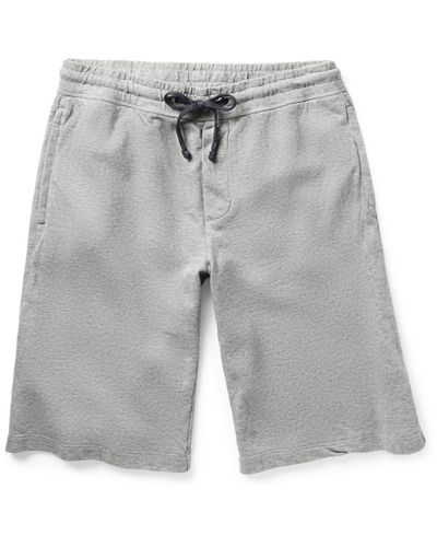 Lyst - James Perse Loopback Cotton-Jersey Shorts in Gray for Men